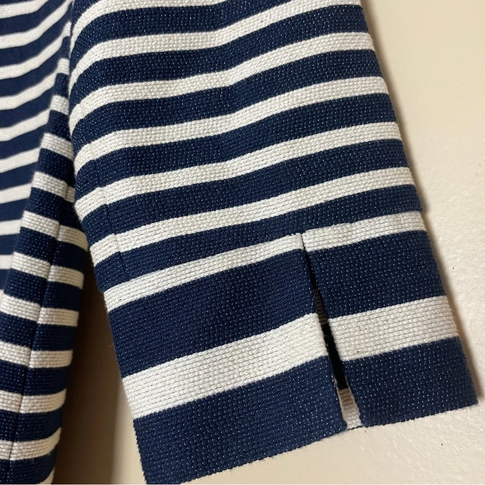 J. Crew Collection Striped Paillette Dress Size 00 Office Business Casual Office
